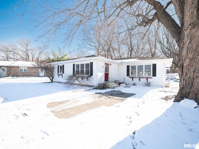 view of front of home