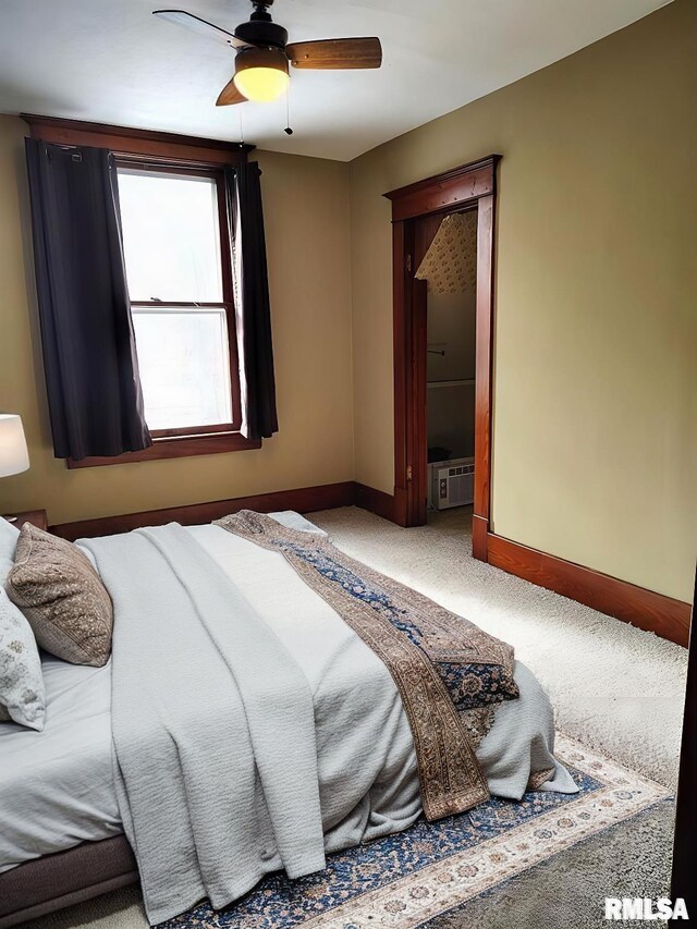 unfurnished room featuring ceiling fan and dark hardwood / wood-style floors