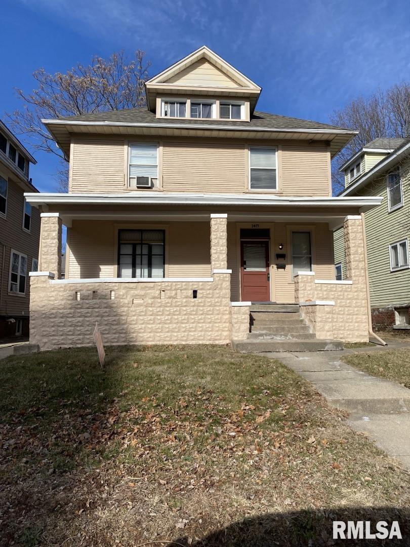 view of front of home with a porch