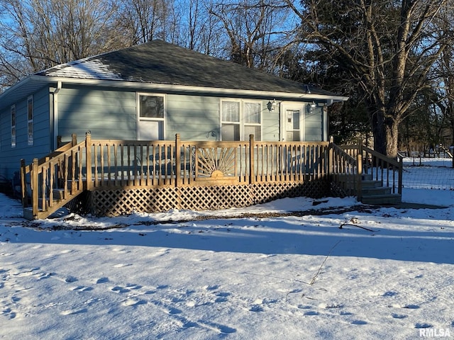 view of front of property