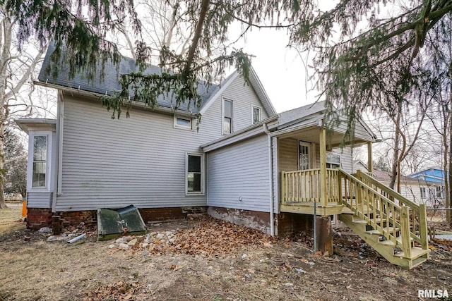 view of rear view of house