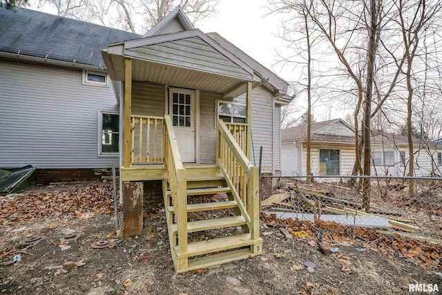 view of property entrance