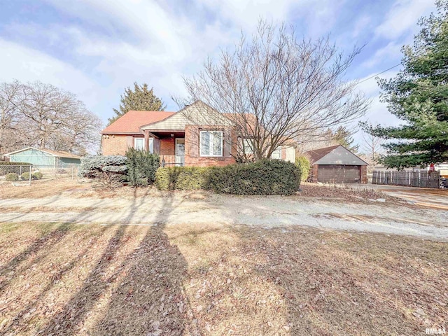 view of front of home