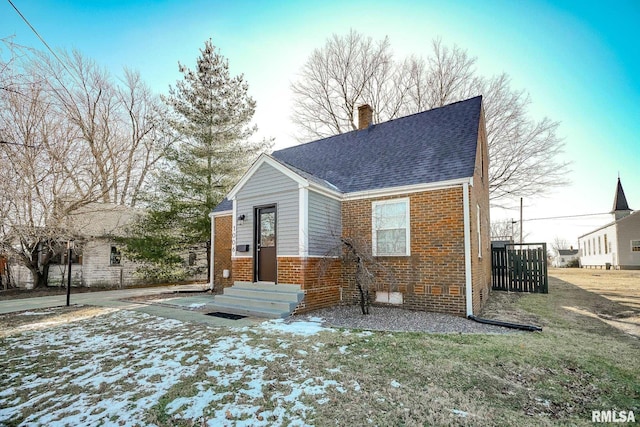 view of front of home