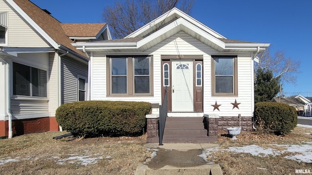 view of front of property