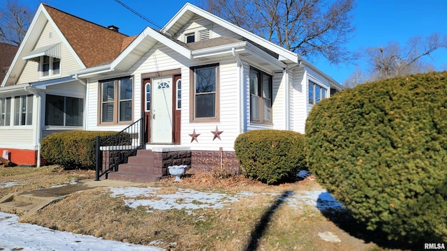 view of front of house