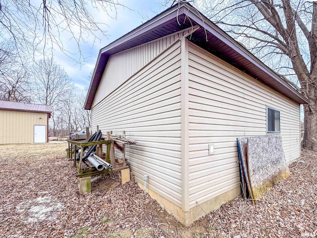 view of side of property