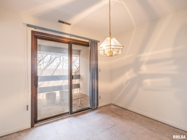 entryway featuring concrete floors