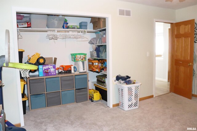 view of storage room