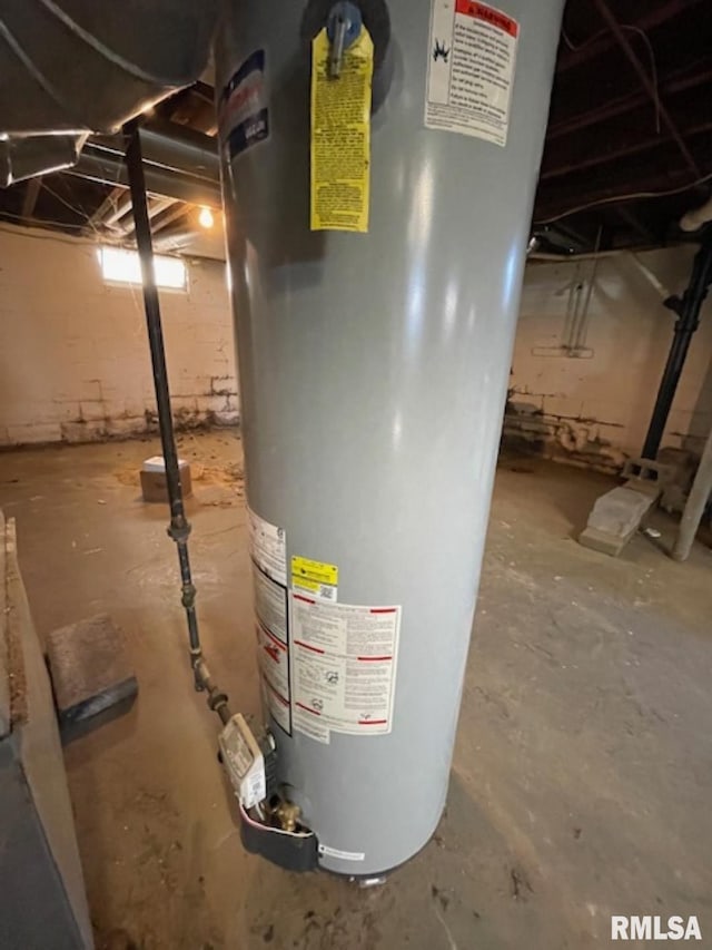 utilities featuring water heater