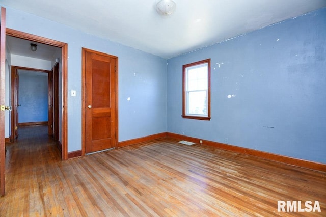 interior space featuring wood-type flooring