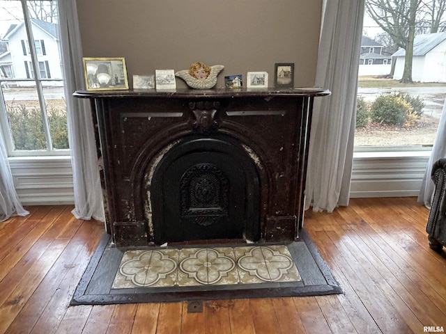 room details with wood-type flooring