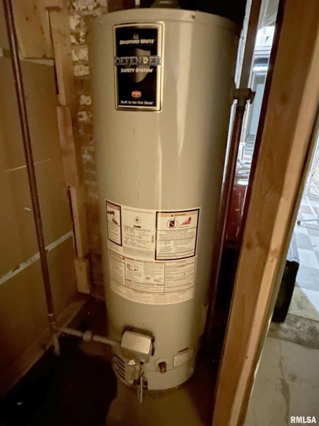 utilities featuring water heater