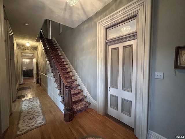 interior space featuring hardwood / wood-style flooring