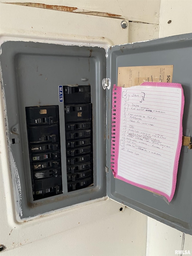 utilities featuring electric panel