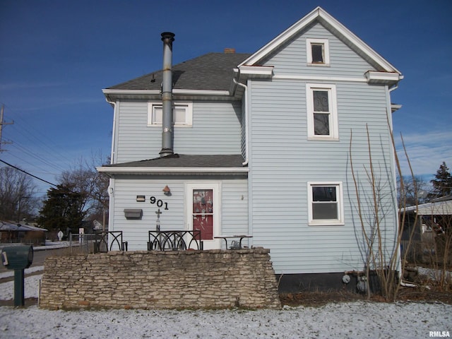 view of back of property