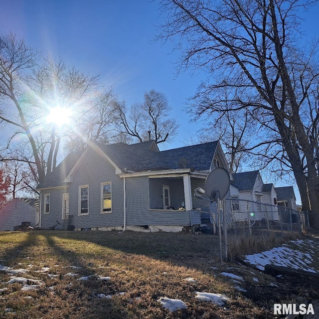 view of property exterior