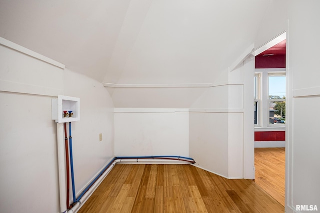 interior space featuring wood-type flooring