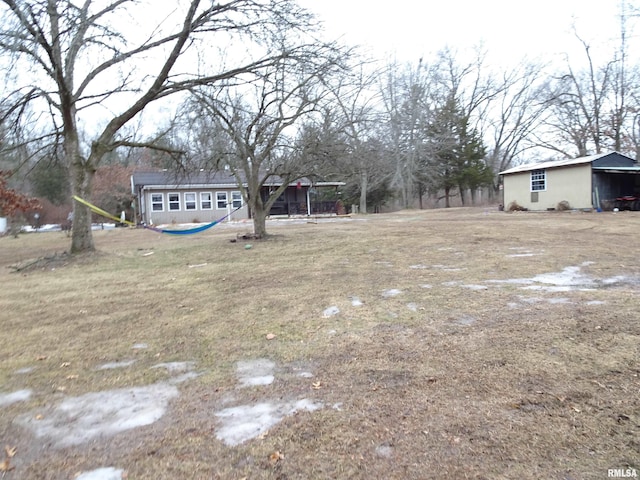 view of yard