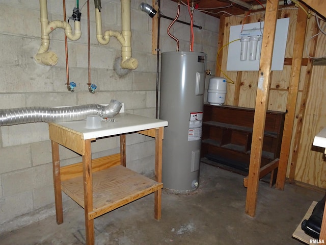 utilities with water heater