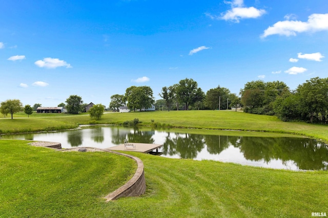 property view of water