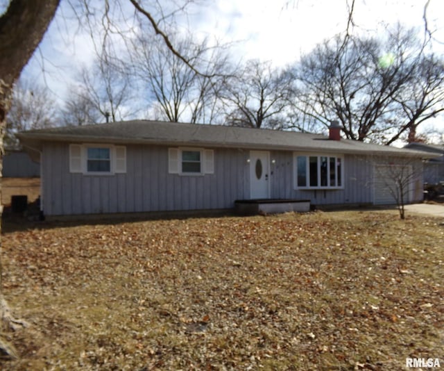 view of ranch-style house