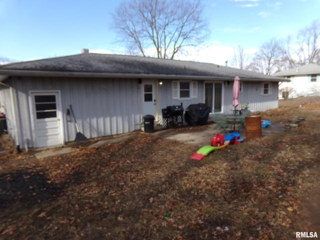 view of rear view of property