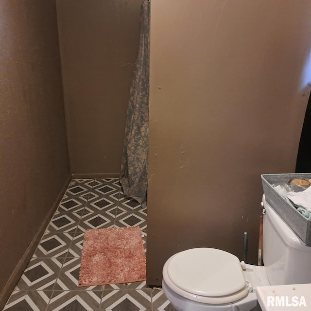 bathroom with toilet