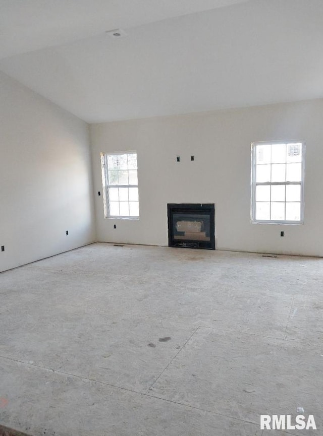 view of unfurnished living room