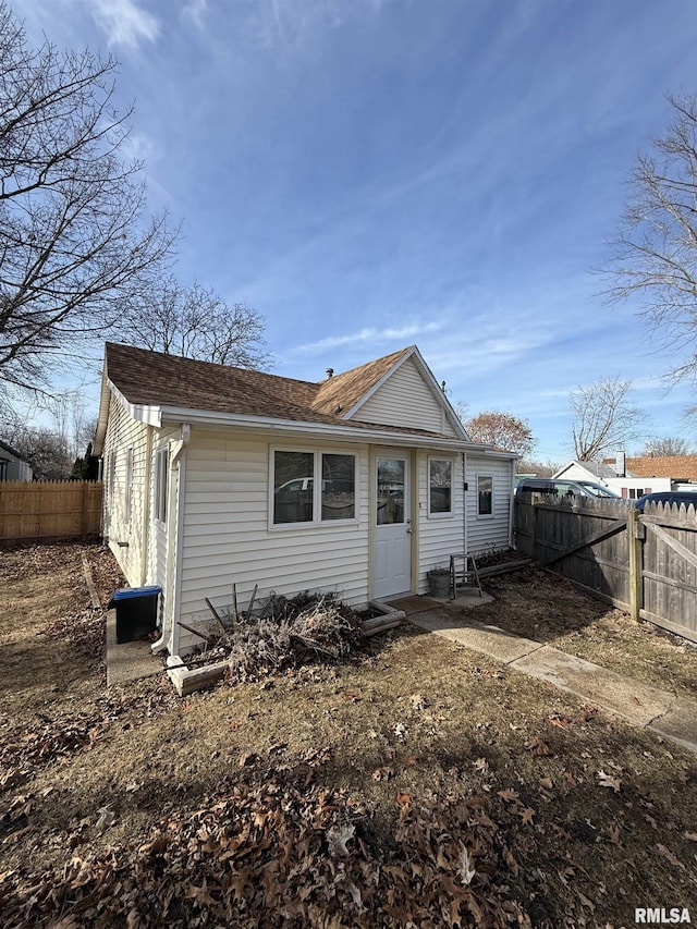 view of back of house