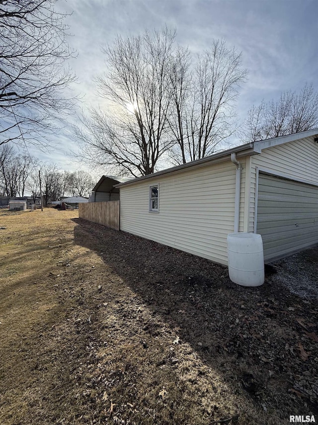 view of property exterior