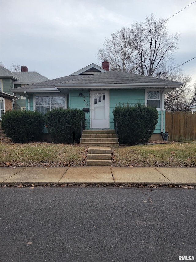 view of front of home