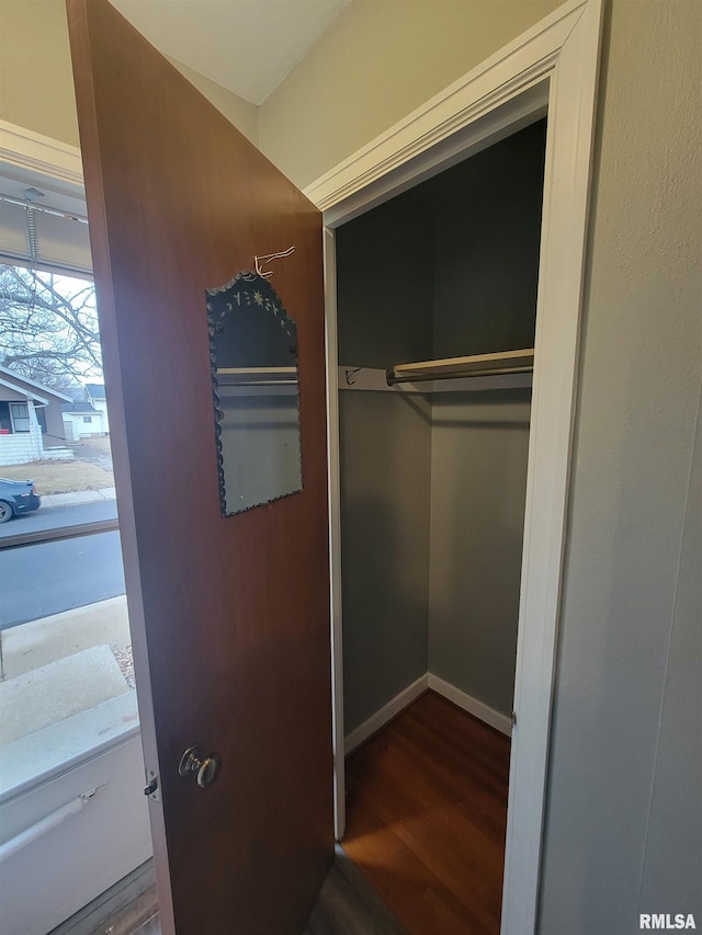 view of closet