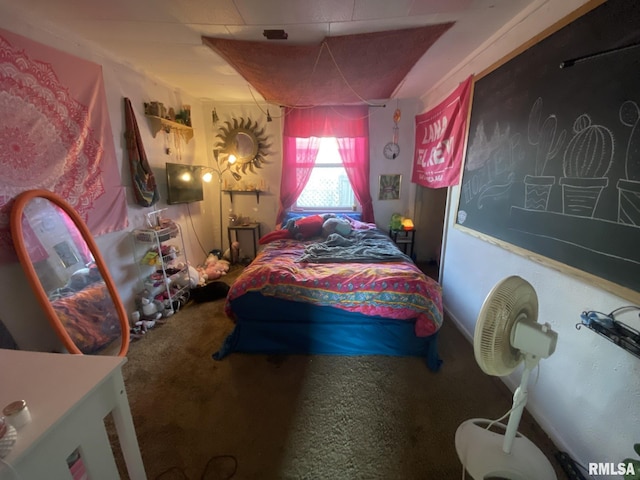 bedroom with carpet flooring