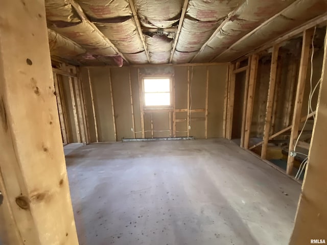 miscellaneous room featuring concrete flooring