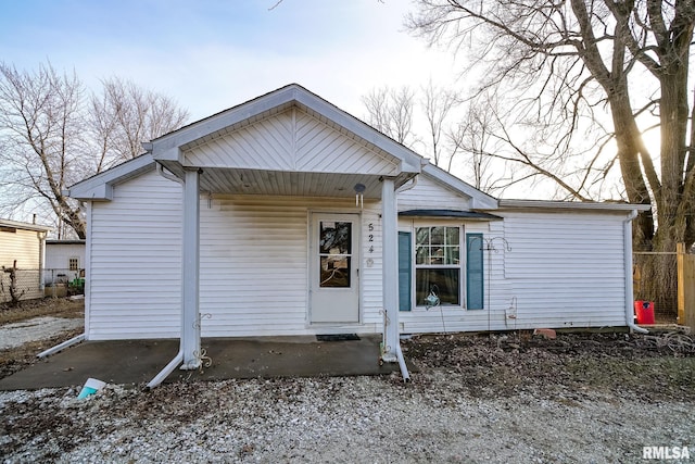 view of front of house