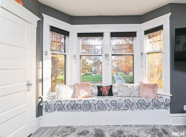 sunroom with a healthy amount of sunlight