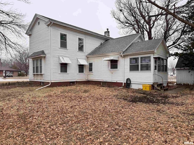 view of rear view of house