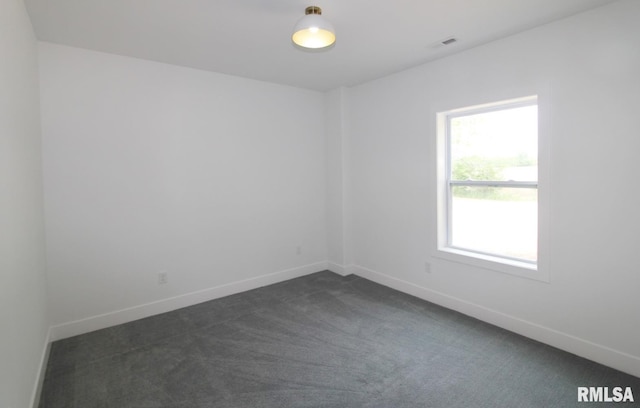 7023 N Water Oak Dr, Edwards, IL 61528 - empty room with dark colored carpet and baseboards