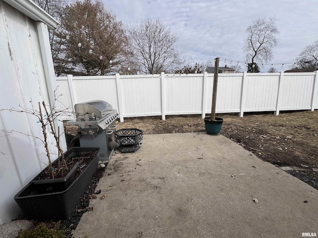 view of patio / terrace with grilling area