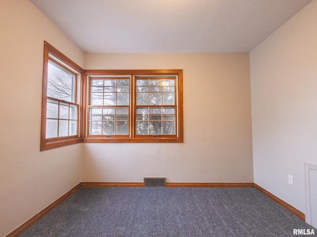 spare room with carpet flooring