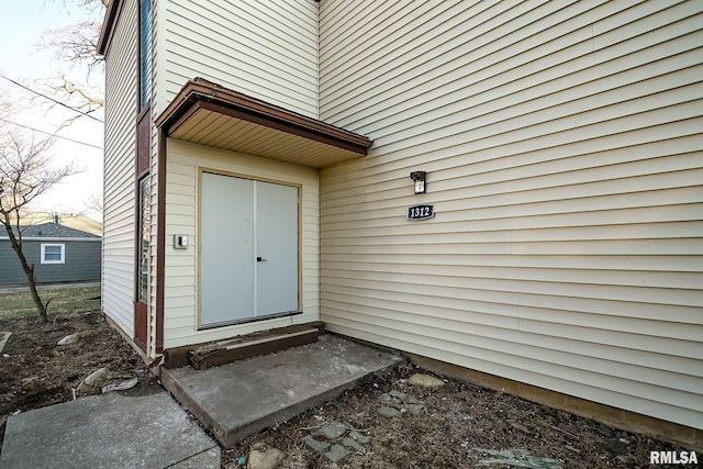 view of entrance to property