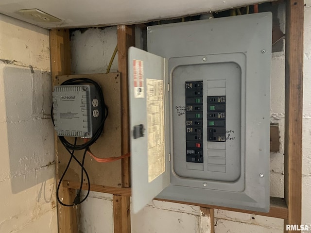 utilities with electric panel