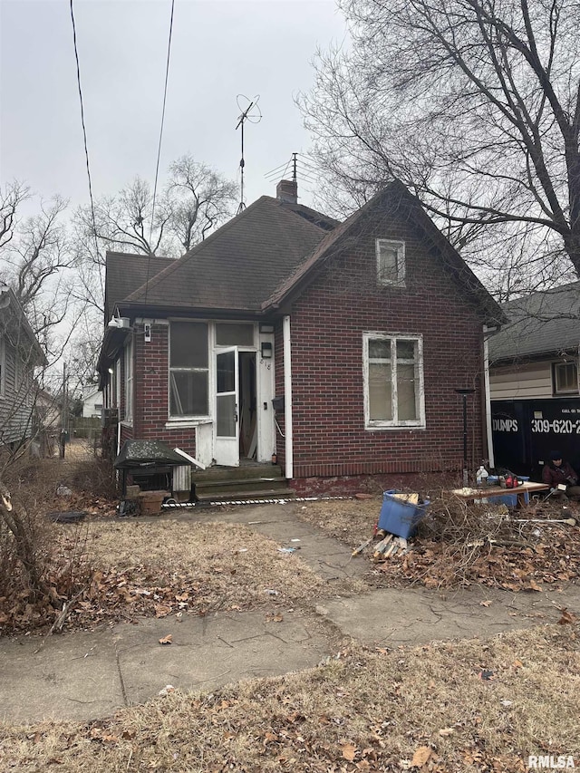 view of bungalow-style home