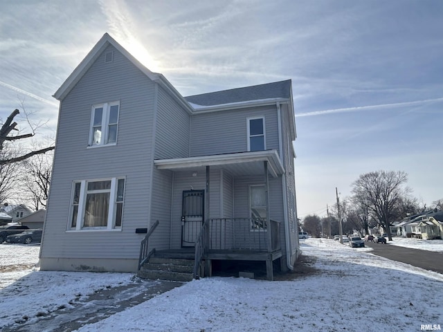 view of front of home