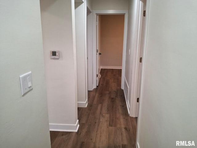300 E 4th St, Saint David, IL 61563 - corridor with wood finished floors and baseboards
