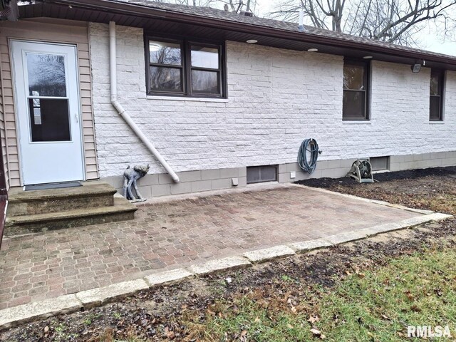 300 E 4th St, Saint David, IL 61563 - exterior space with a patio