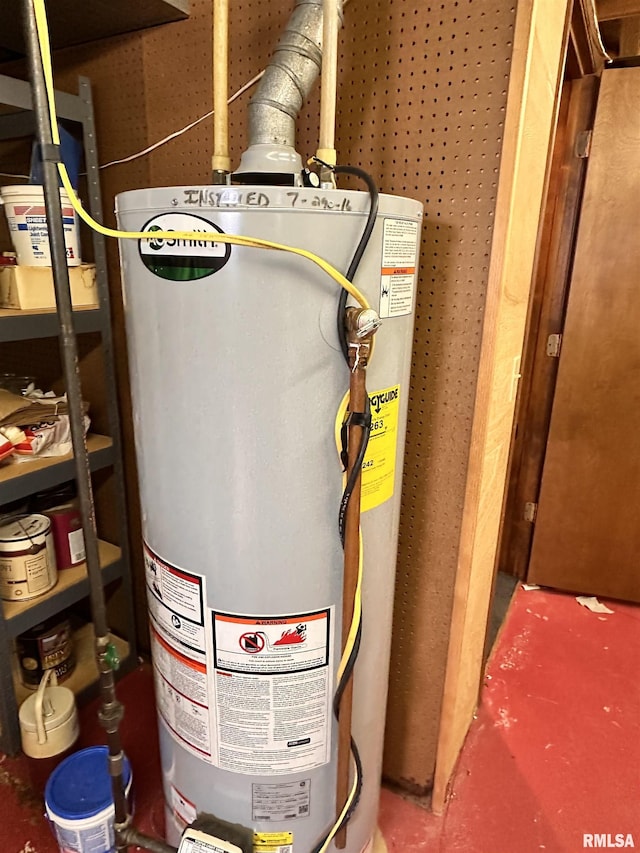 utilities with gas water heater