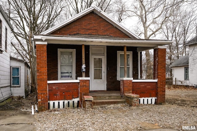 view of bungalow