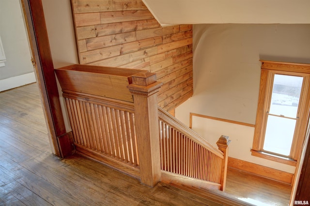 644 S Randolph St, Macomb, IL 61455 - stairs with wood finished floors